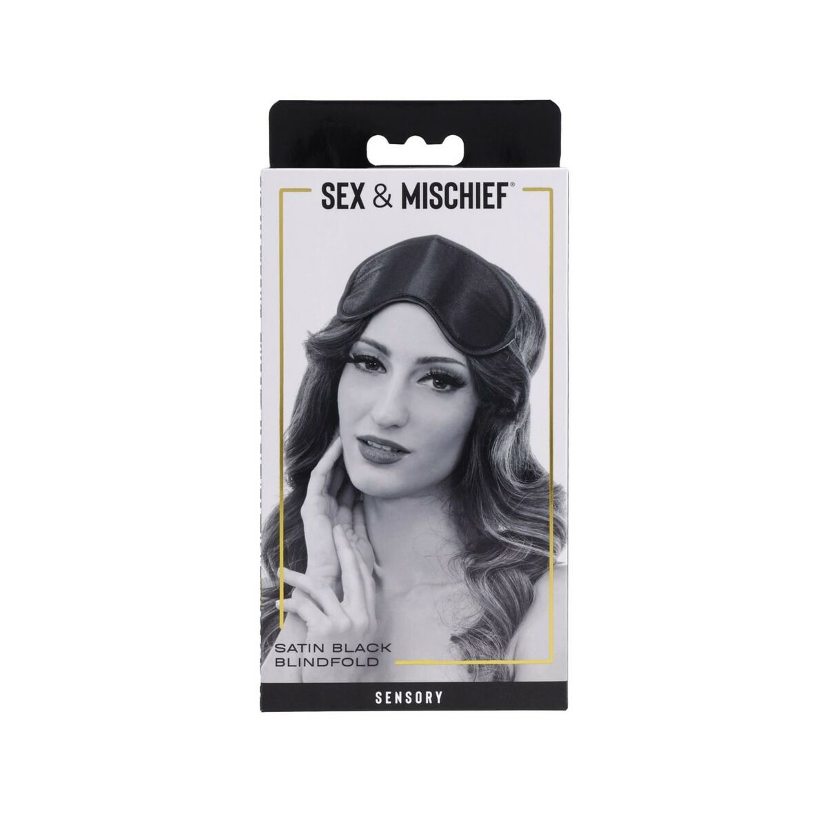 Satin Blindfold Black Sex & Mischief SS10001-19