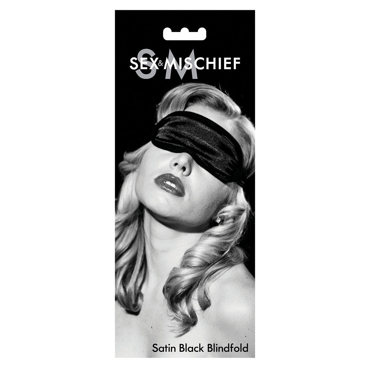 Satin Blindfold Black Sex & Mischief SS10001-2