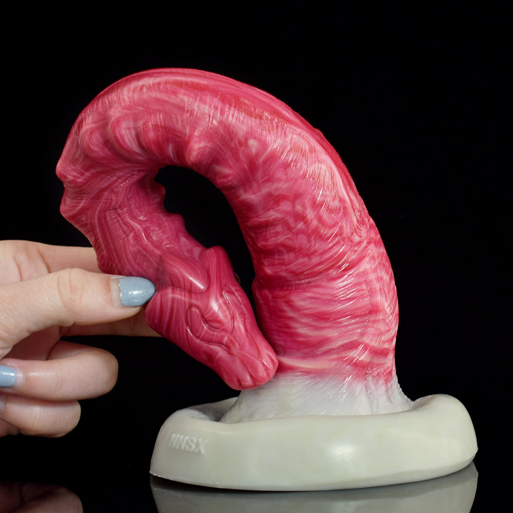 Serpens Ignis — Hellfire Silicone Snake Dildo-3