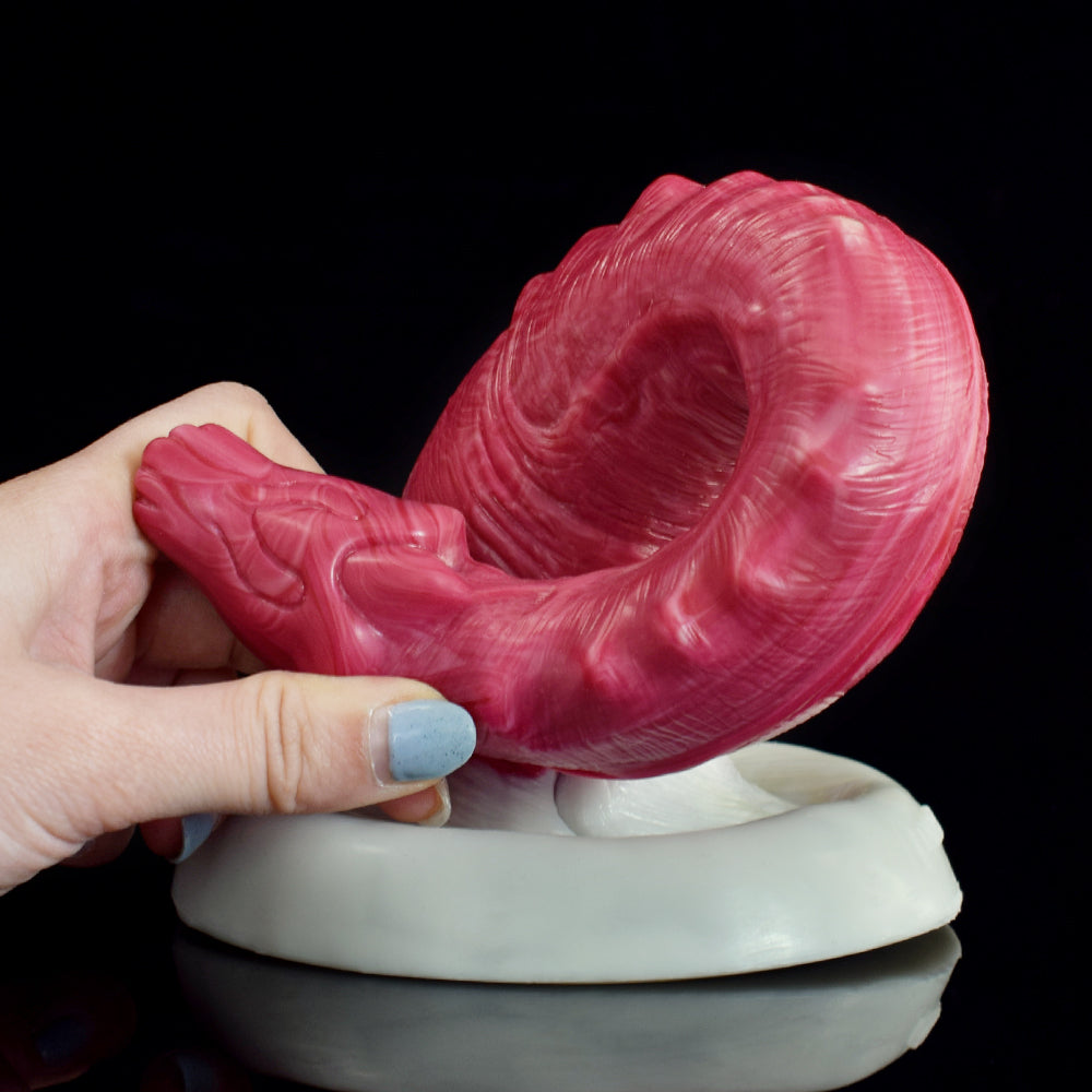 Serpens Ignis — Hellfire Silicone Snake Dildo-4