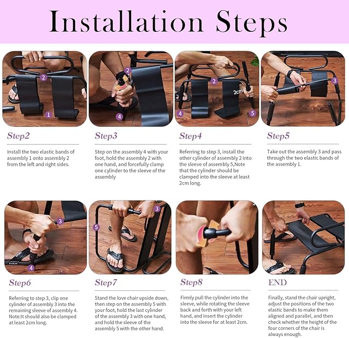 BDSM Sex Positions Dildo Chair-1