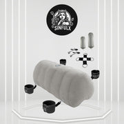 SatinPulse Sex Pillow Cuffs Set-0