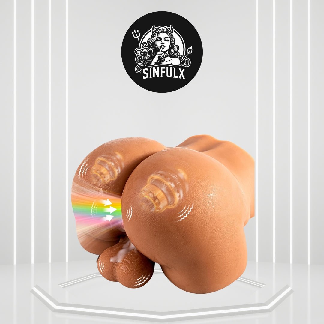 PeepTremor Vibrating 10lbs Anus & Testicles Sex Doll-0