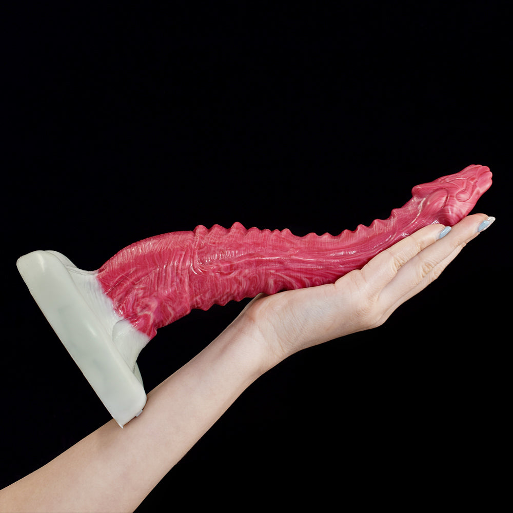 Serpens Ignis — Hellfire Silicone Snake Dildo-6