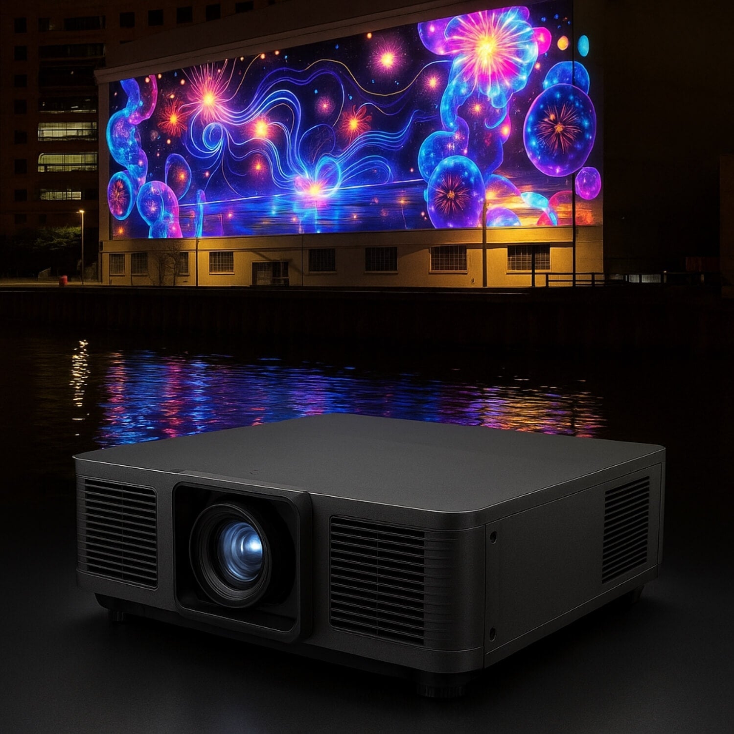 3D Mapping Laser Projector 4K 16,000 Lumens – Waterproof Outdoor-0