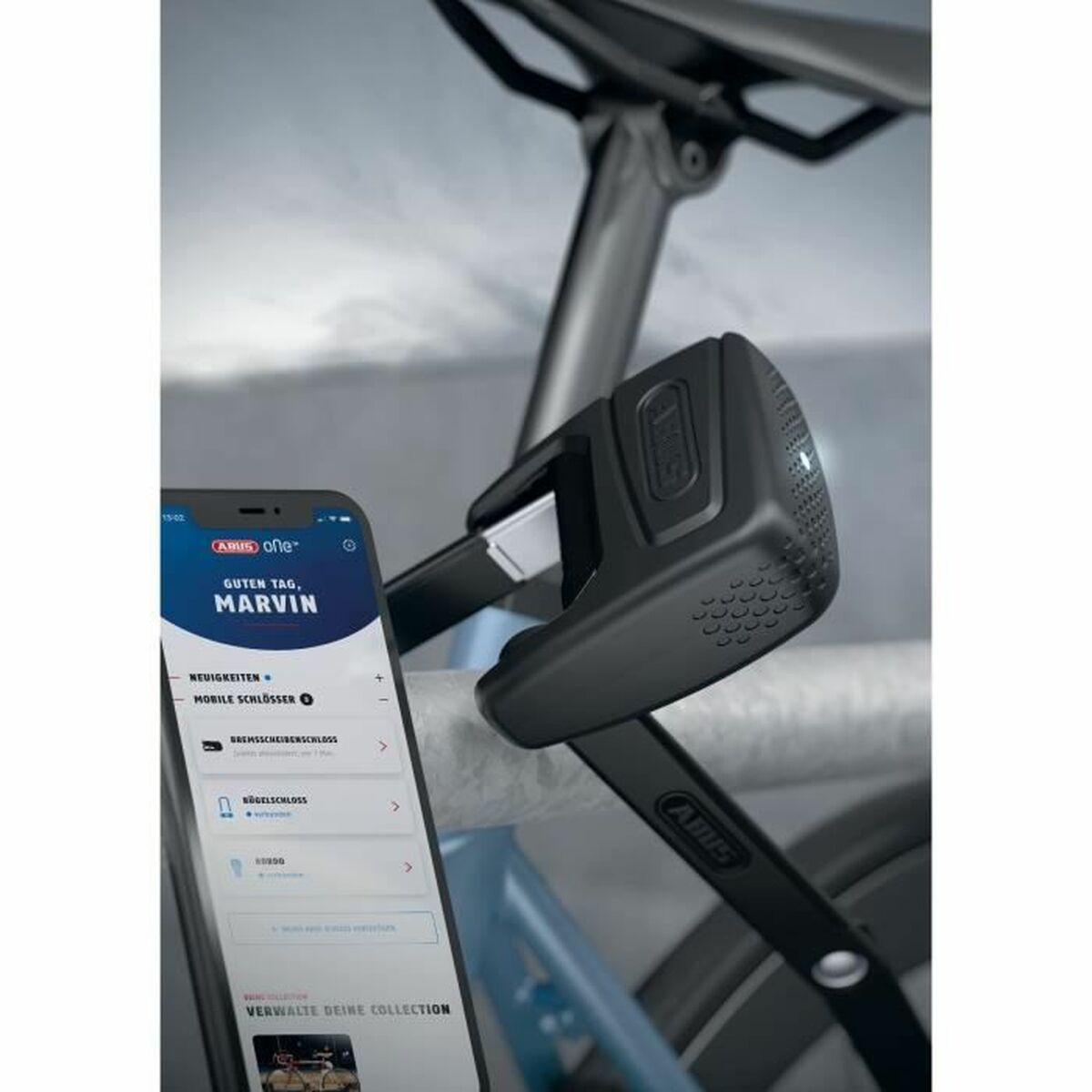 Anti-theft lock with alarm ABUS-3