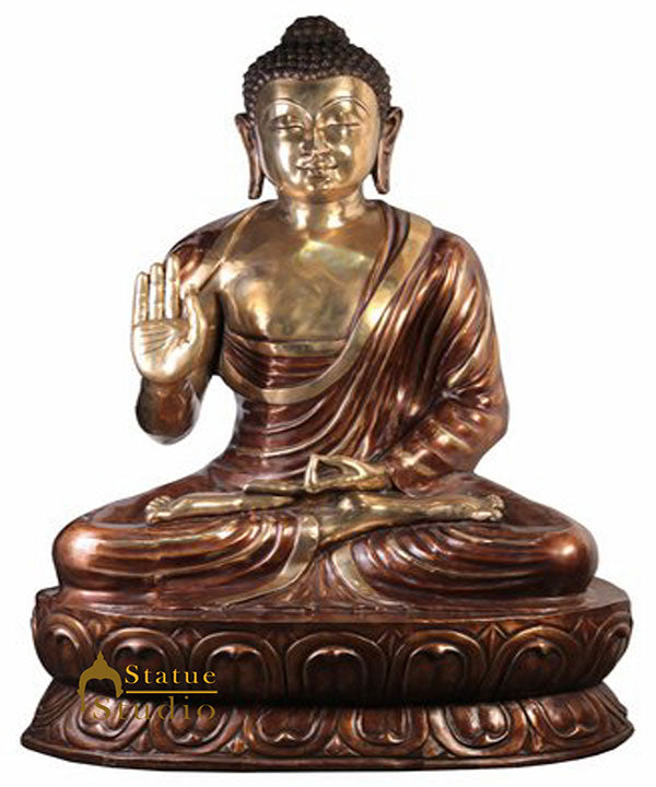 Very Large Buddhist Deity Blessing Buddha Home Garden Décor 6 Feet Statue Idol-0