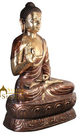 Very Large Buddhist Deity Blessing Buddha Home Garden Décor 6 Feet Statue Idol-2