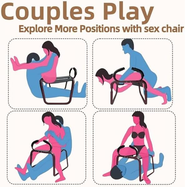 PassionFrame Red Sex Position Chair-1