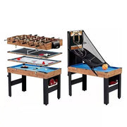 5-in-1 Game Table - Foosball Pool Basketball Ping Pong and Slide NOSTOPSHOP