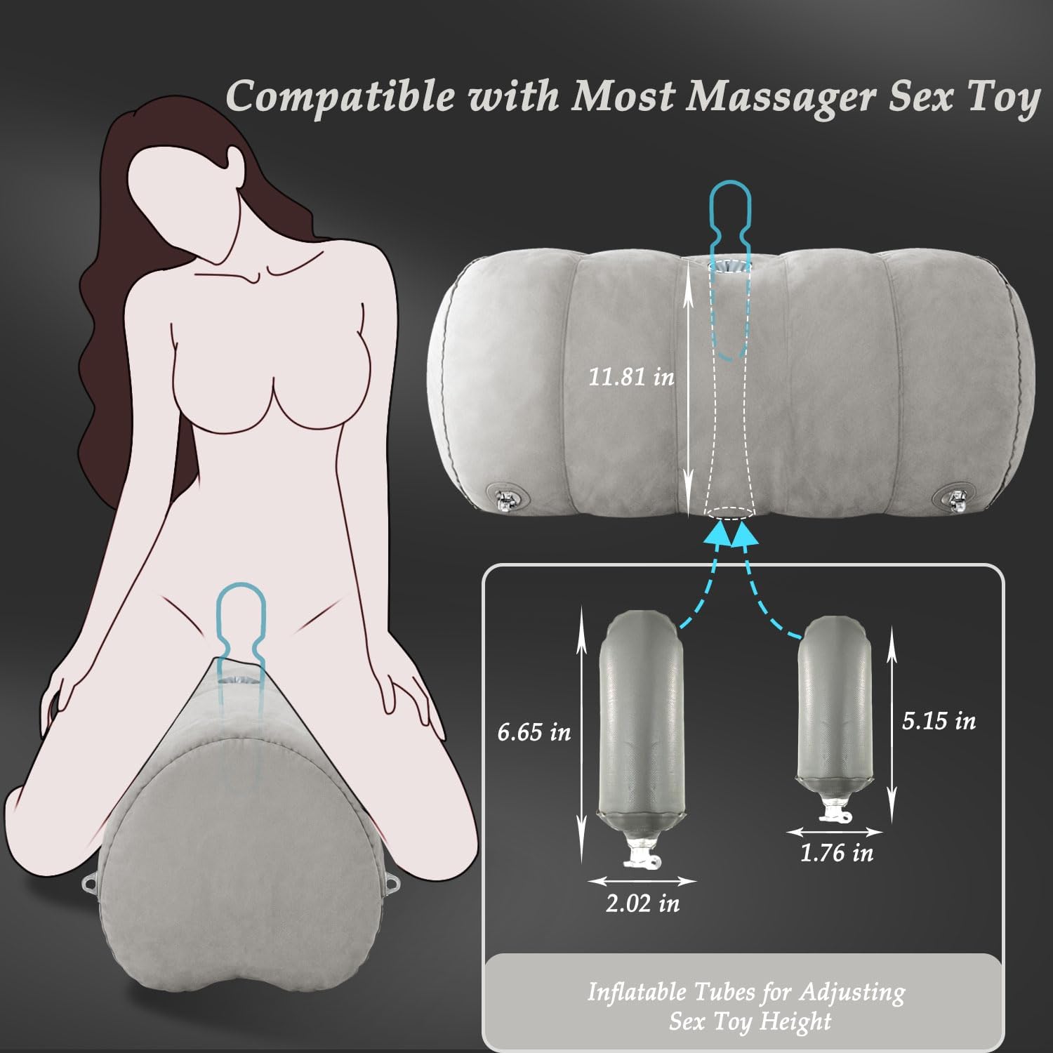 SatinPulse Sex Pillow Cuffs Set-3