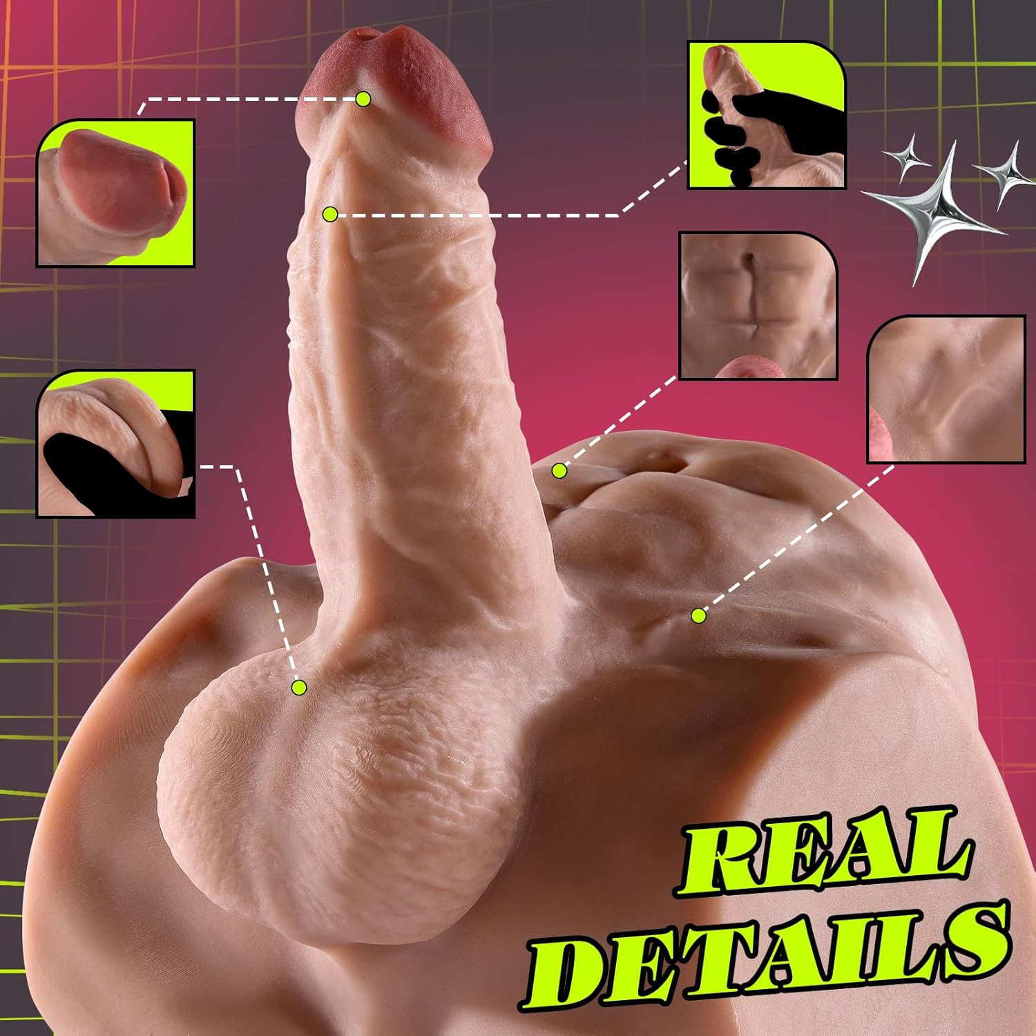 LustTitan Male Thick Dildo Sex Doll-1