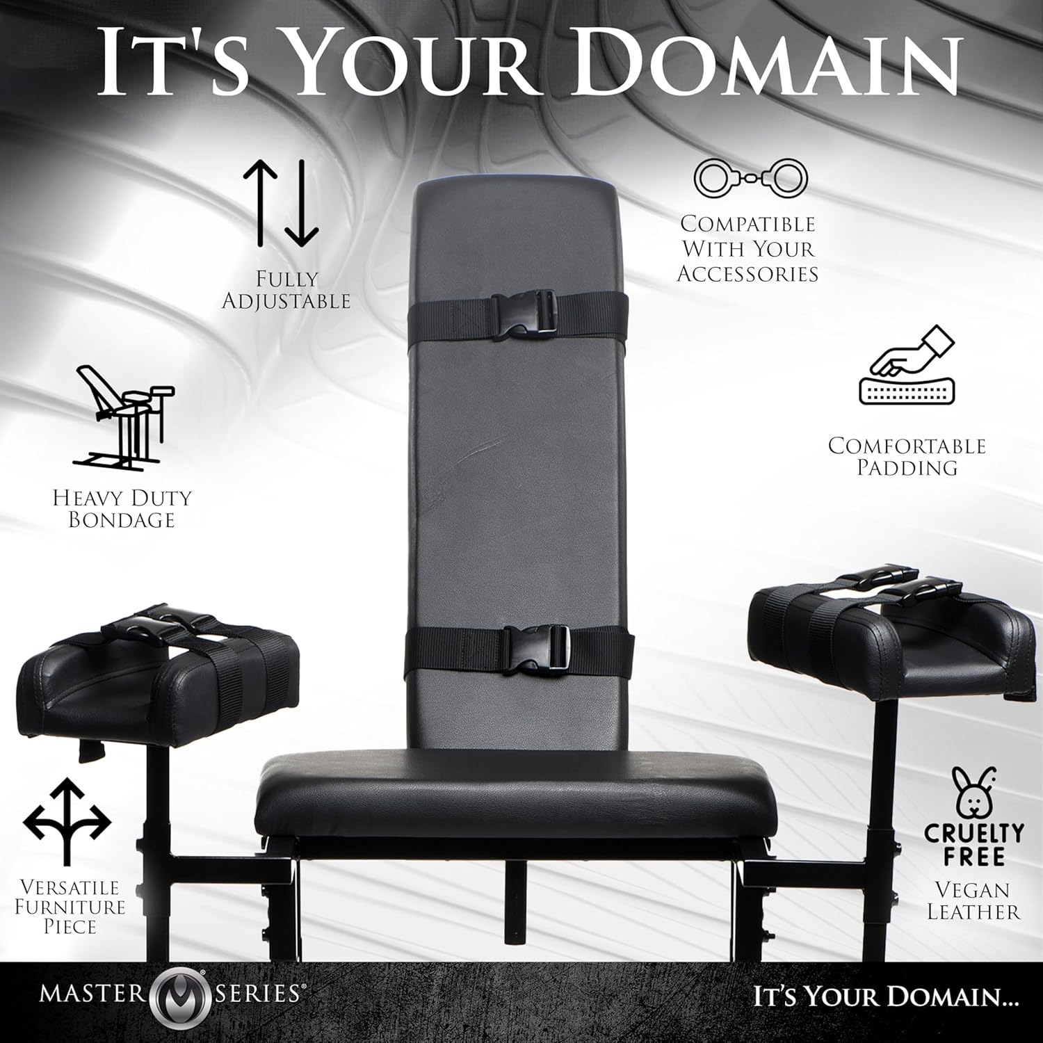 ControlChair Adjustable BDSM Obedience Chair-2