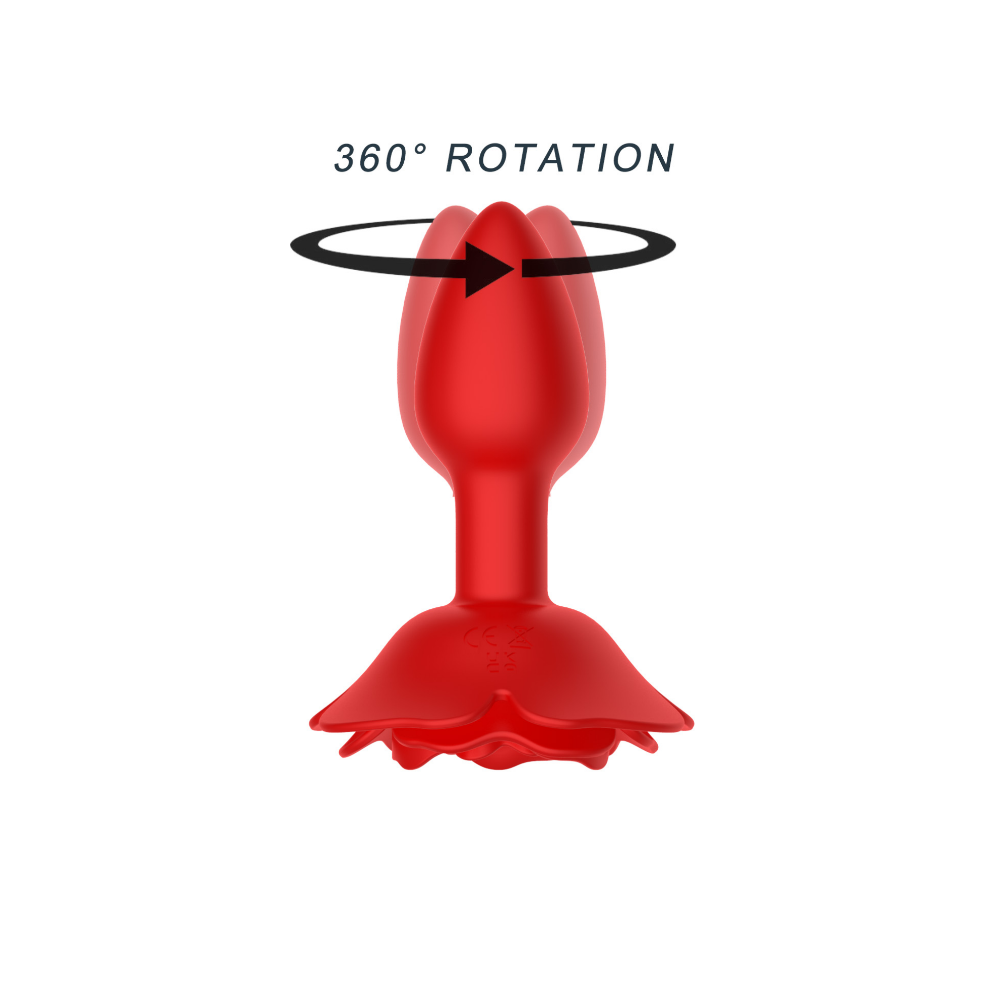 Auguszta - The Rose Butt Plug - Best Rose Anal Plug | V For Vibes