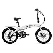 NNEMB 2023 Shuttle 5 Electric Folding Bike-20 Tyres-Shimano 7-Speed-White-0
