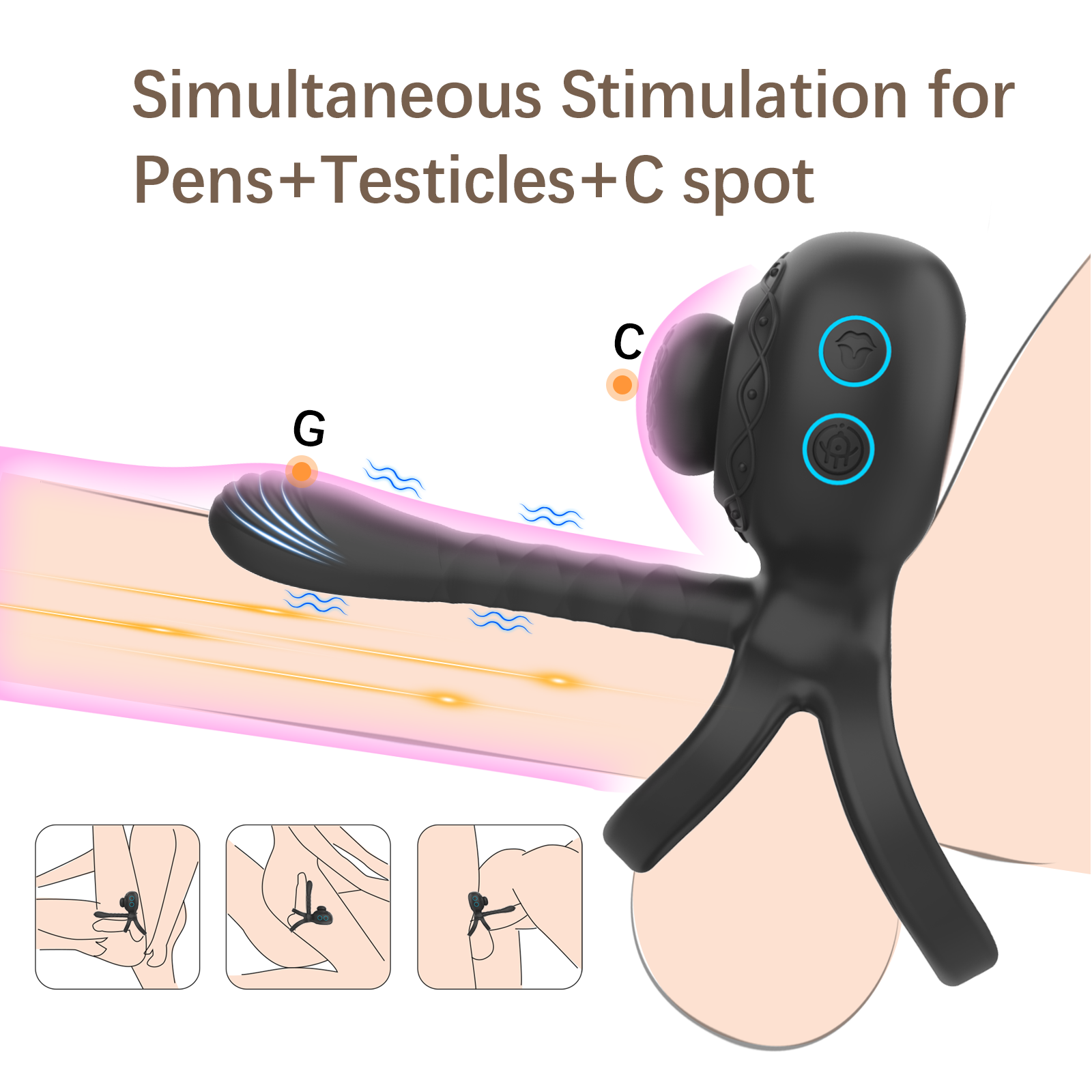 Remote Control Cock Ring - Penis Ring | V For Vibes