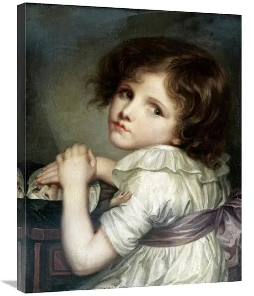 Global Gallery GCS-277804-30-142 30 in. Child with a Doll Art Print -