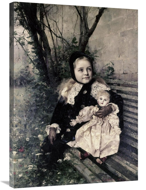 Global Gallery GCS-277136-36-142 36 in. Her Favorite Doll Art Print -