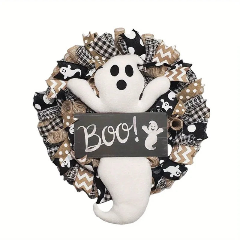 Cute Ghost Doll Wreath-0