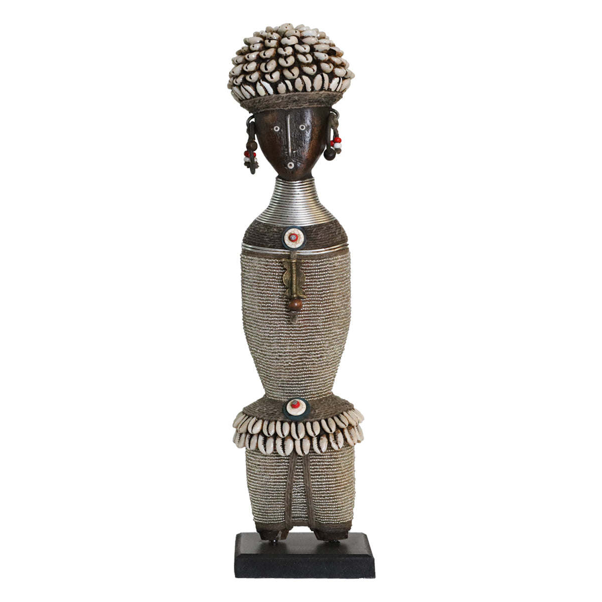 Beaded Namji Doll 38 Silver-0