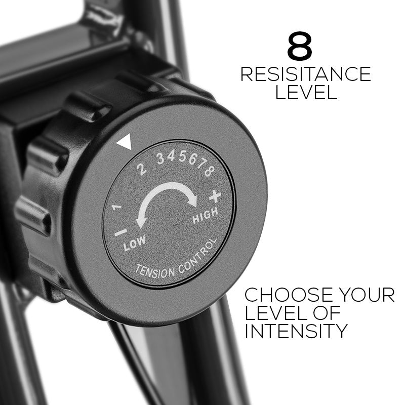 NNEMB Folding Magnetic Exercise X-Bike-Bicycle Cycling Flywheel Fitness-4