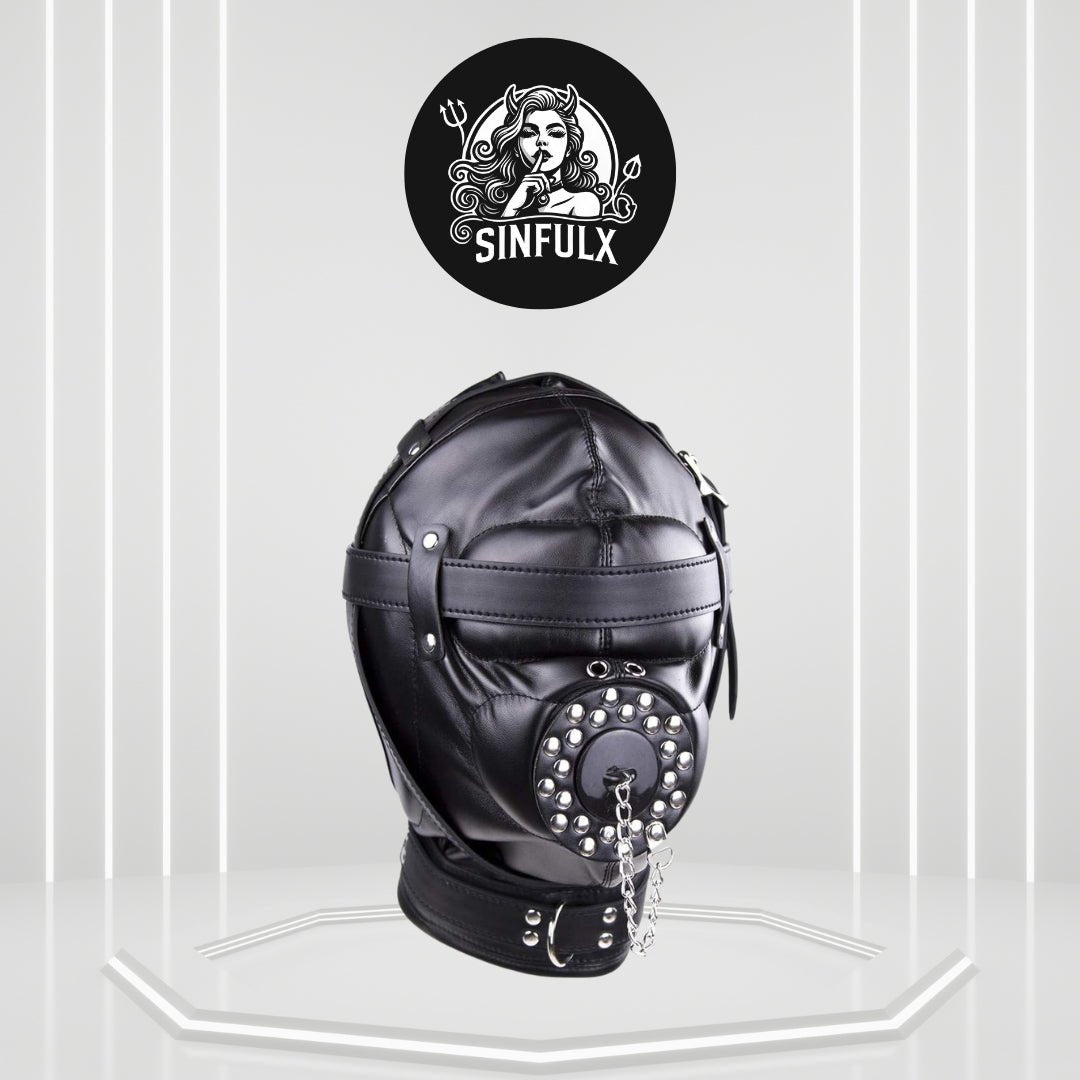 Extreme BDSM Full Face Sex Mask-0