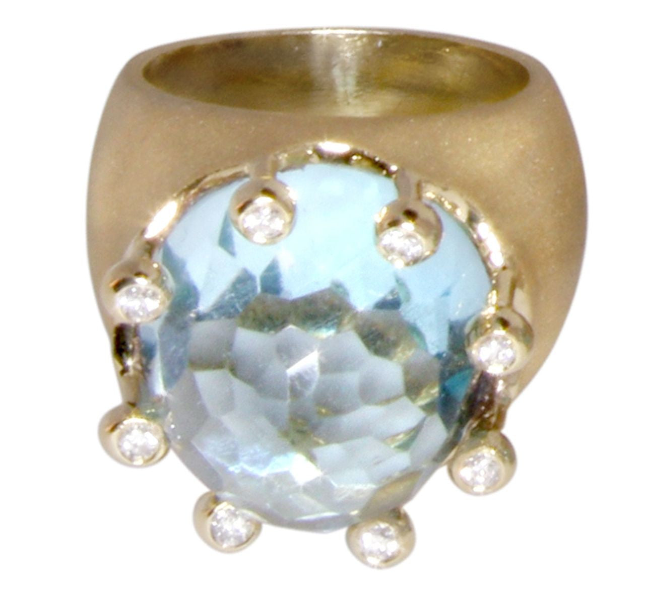 The Imperial Crown Ring- 20 Carat Gemstones with Diamonds in 18K Gold-27