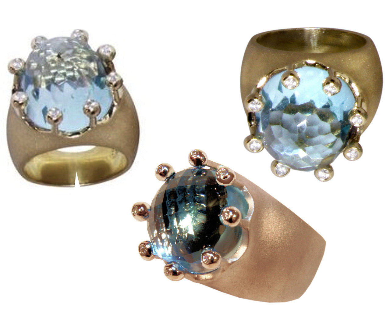 The Imperial Crown Ring- 20 Carat Gemstones with Diamonds in 18K Gold-25