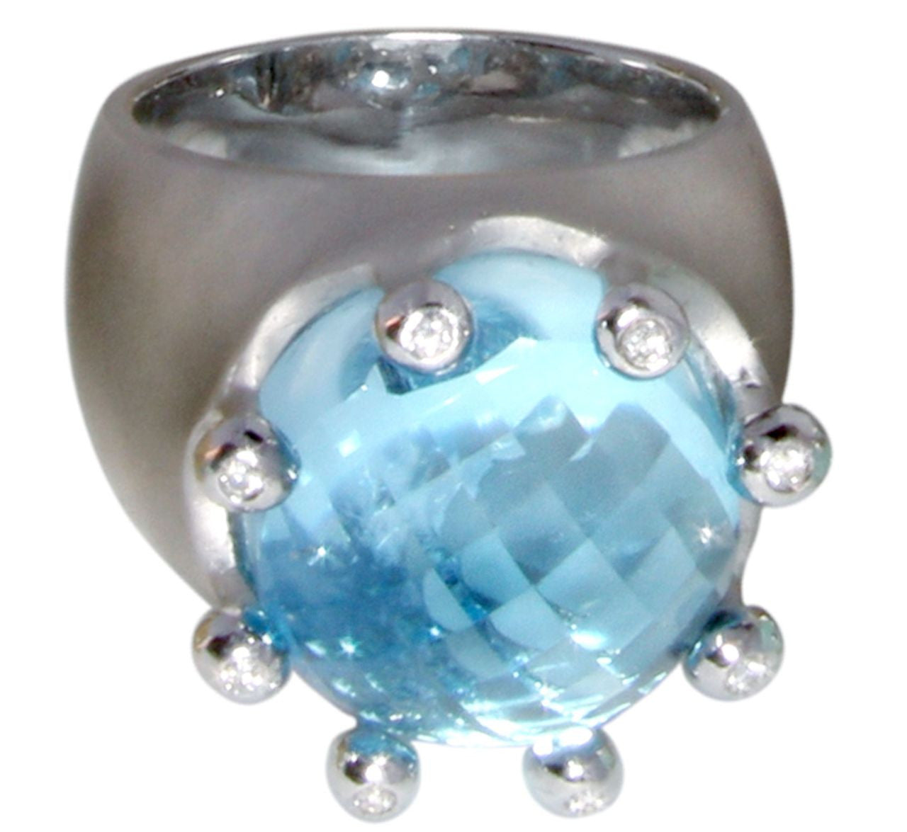 The Imperial Crown Ring- 20 Carat Gemstones with Diamonds in 18K Gold-29