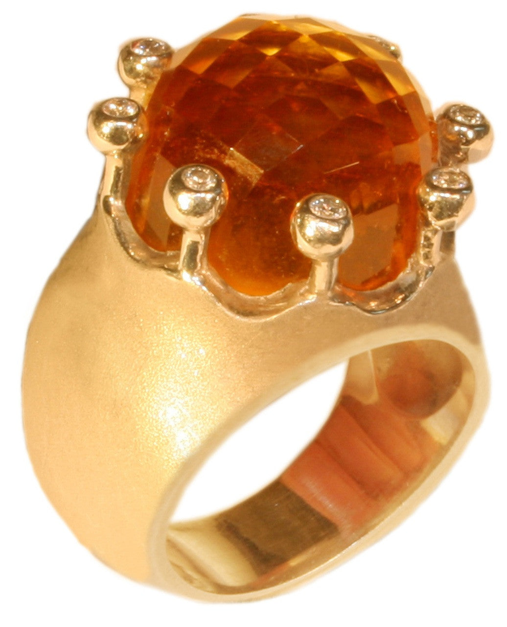 The Imperial Crown Ring- 20 Carat Gemstones with Diamonds in 18K Gold-33