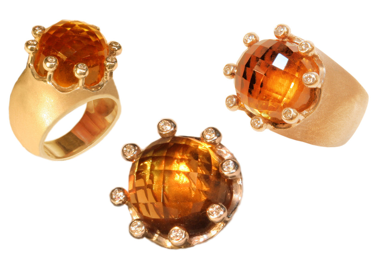 The Imperial Crown Ring- 20 Carat Gemstones with Diamonds in 18K Gold-32