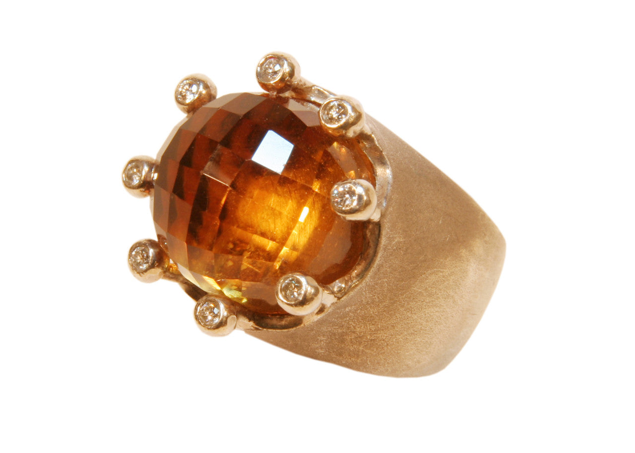 The Imperial Crown Ring- 20 Carat Gemstones with Diamonds in 18K Gold-35