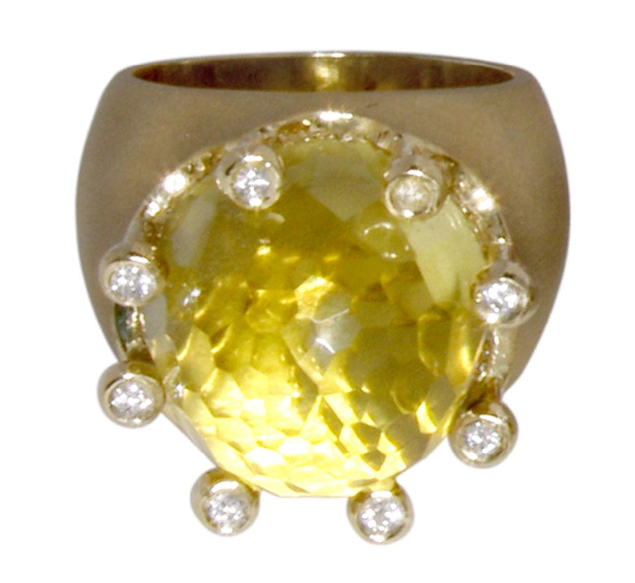 The Imperial Crown Ring- 20 Carat Gemstones with Diamonds in 18K Gold-23