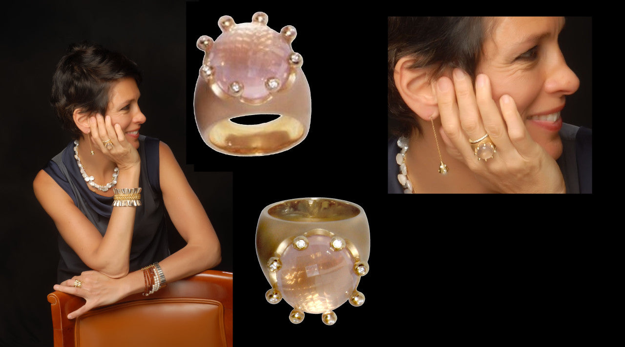 The Imperial Crown Ring- 20 Carat Gemstones with Diamonds in 18K Gold-13