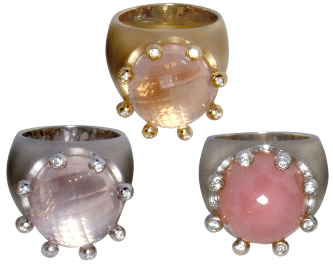 The Imperial Crown Ring- 20 Carat Gemstones with Diamonds in 18K Gold-6