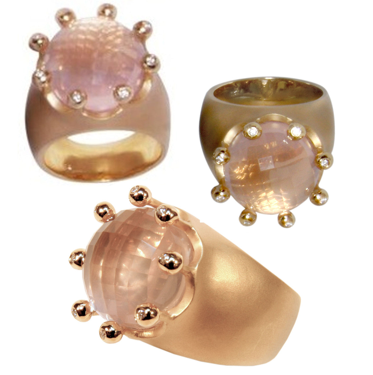 The Imperial Crown Ring- 20 Carat Gemstones with Diamonds in 18K Gold-8