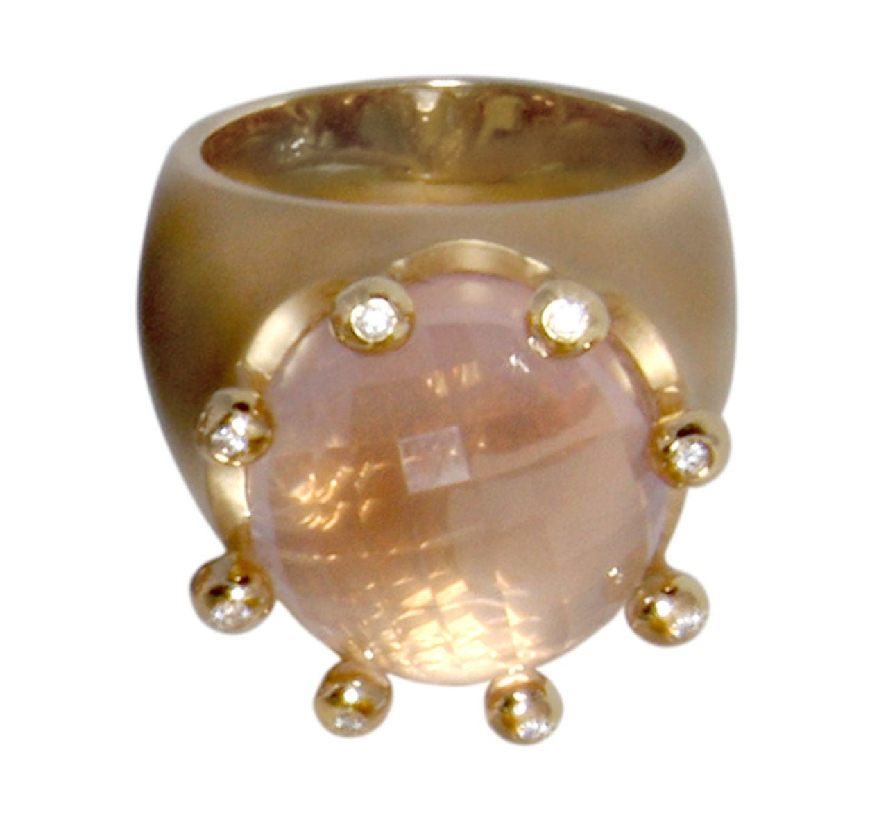 The Imperial Crown Ring- 20 Carat Gemstones with Diamonds in 18K Gold-12