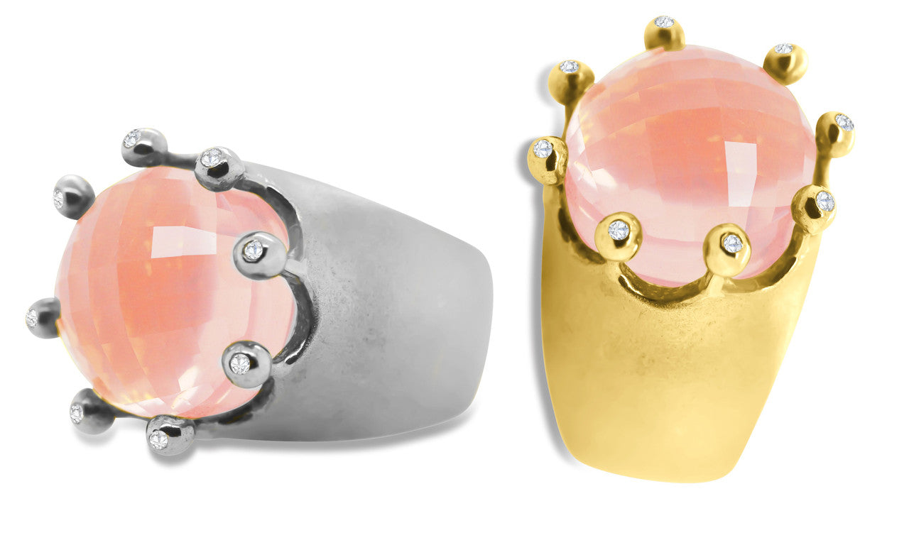 The Imperial Crown Ring- 20 Carat Gemstones with Diamonds in 18K Gold-9