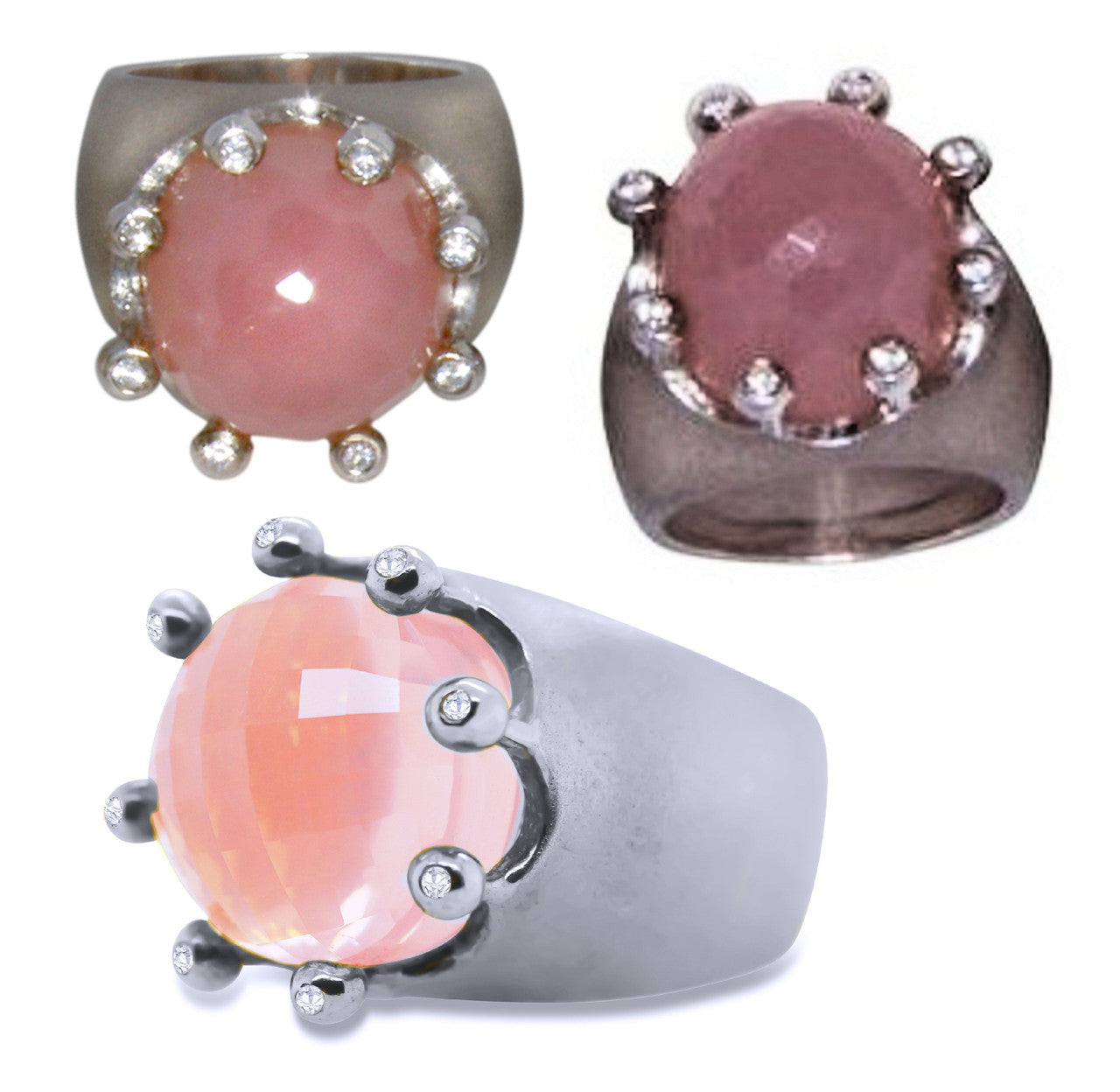 The Imperial Crown Ring- 20 Carat Gemstones with Diamonds in 18K Gold-10