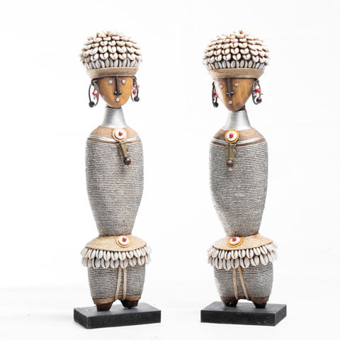 Beaded Namji Doll 38 Silver-1
