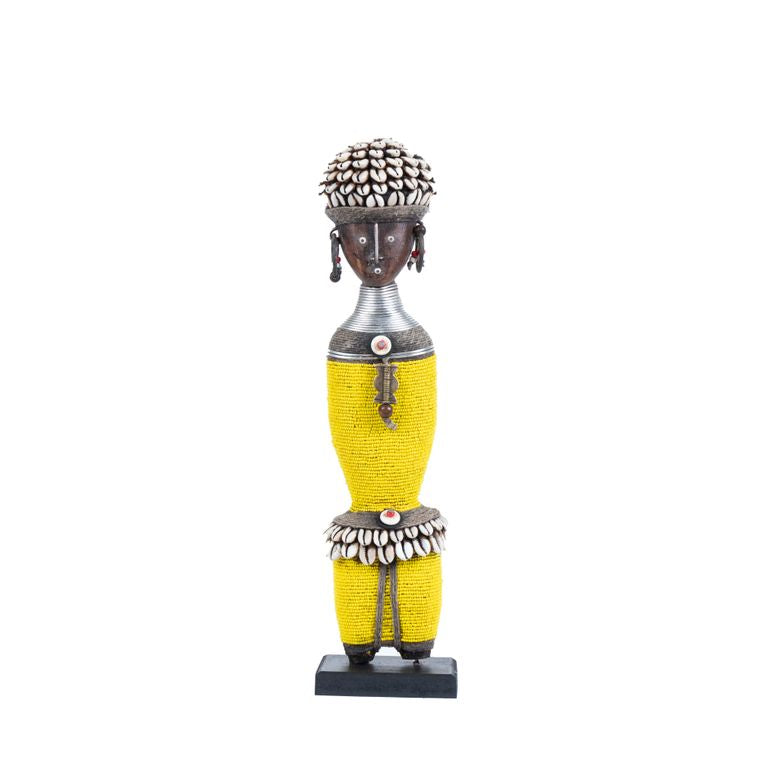 Beaded Namji Doll 38 Yellow-0