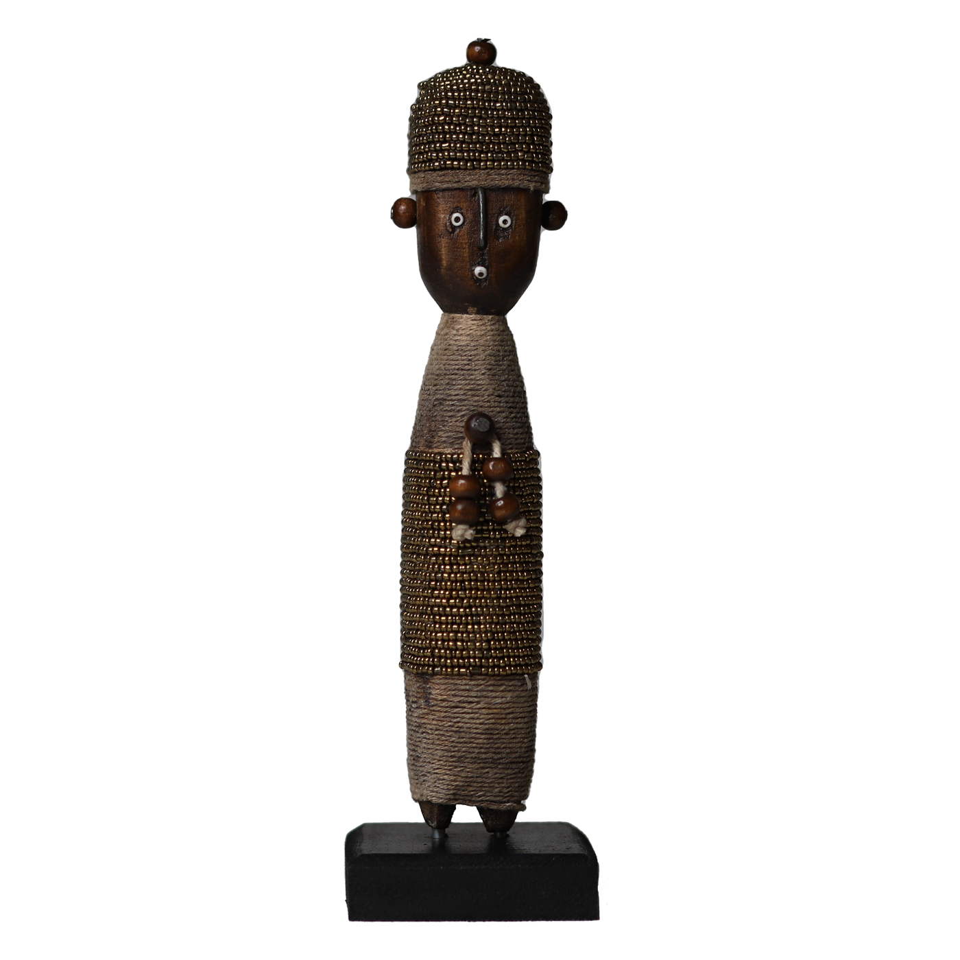 Beaded Namji Doll 72 Gold-0