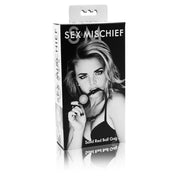 Sportsheets Sex & Mischief Adjustable Solid Ball Gag Red-0