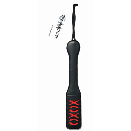 Sportsheets Sex & Mischief 'XOXO' Paddle Black-0