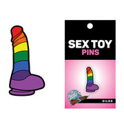 Sex Toy Pin Rainbow Dildo-0