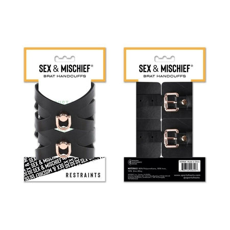 Sportsheets Sex & Mischief Brat Handcuffs-0