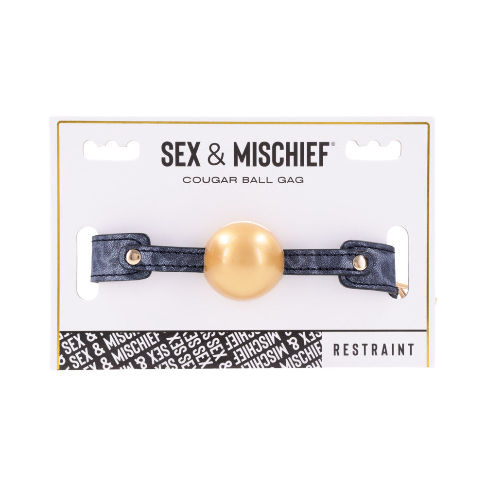 Sportsheets Sex & Mischief Cougar Ball Gag-0