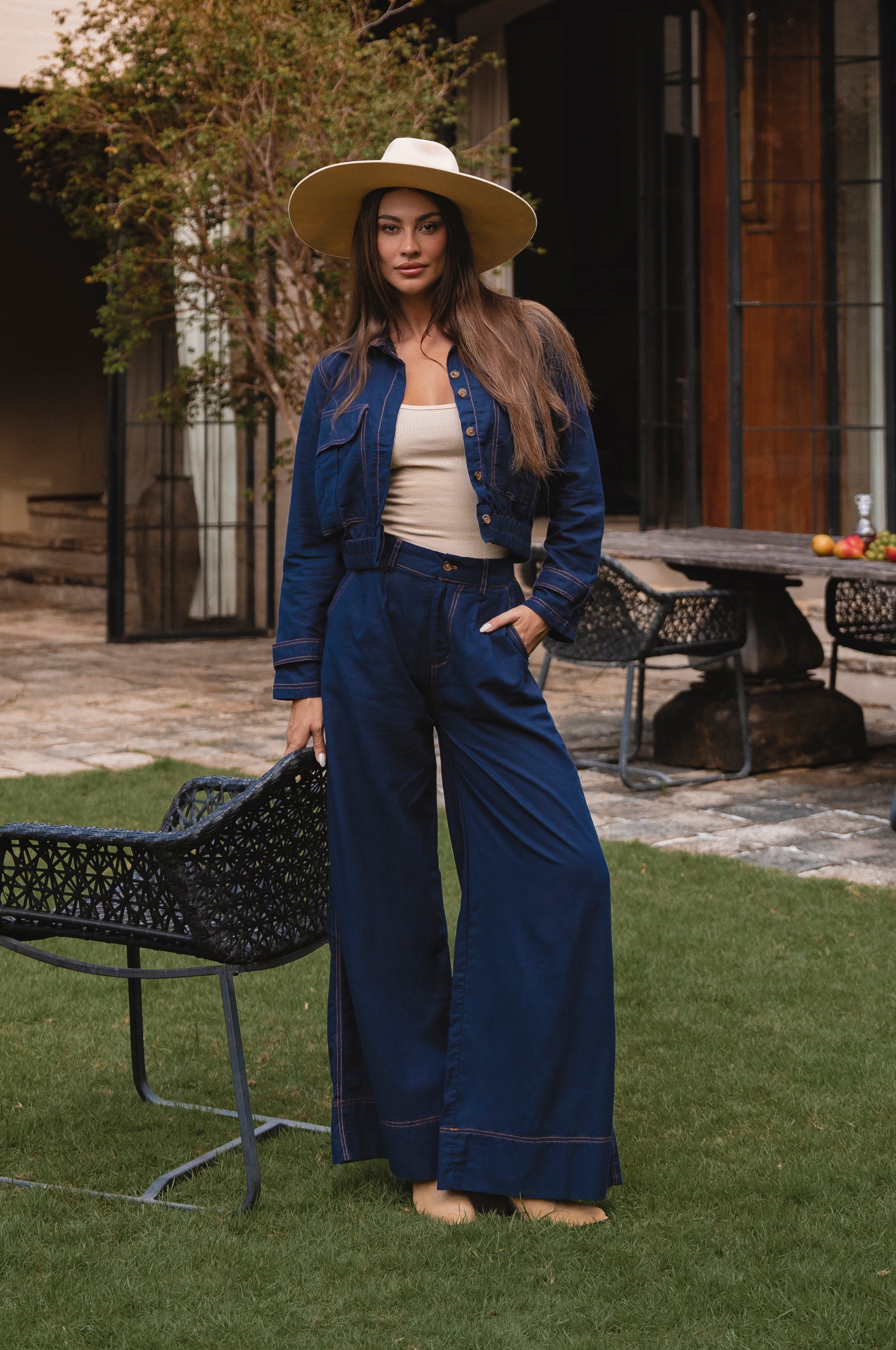 Orion Wide Leg Linen Pants