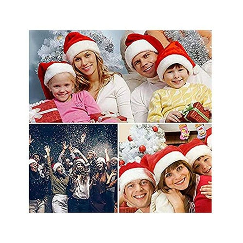 Plush Santa Hat Custom Made Adult Christmas Red Hat