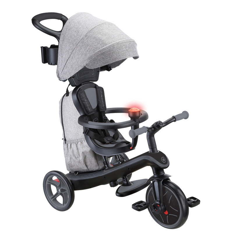 NNEDSZ Globber EXPLORER Trike 4in1 DELUXE PLAY -Black/Grey-0